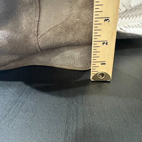 NINE WEST Suede Wedge Laynao Bootie Shootie Ankle Boot - Size 8M - Picture 12 of 16